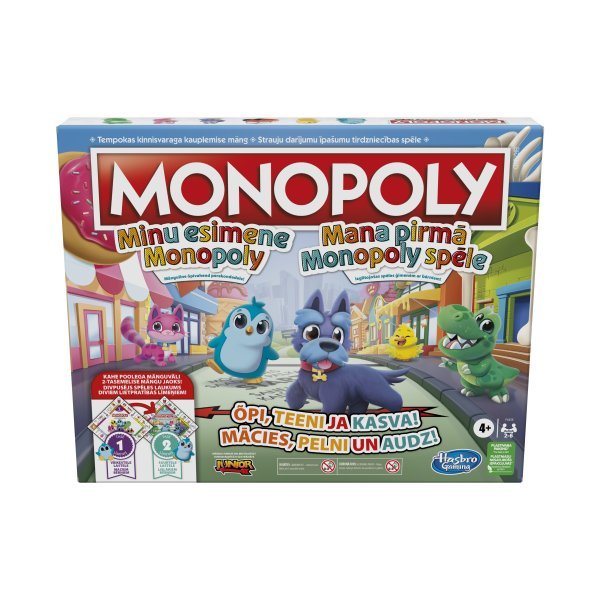 MONOPOLY Настольная игра Моя первая Монополия (на эстонском и латышском яз.)