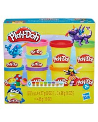 PLAY-DOH масса для лепки 9шт