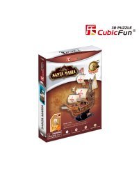 CUBICFUN 3D пазл флагманский корабль "Санта-Мария"